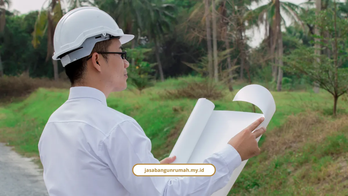 Proses pembangunan rumah di Semarang dengan pengawasan ketat