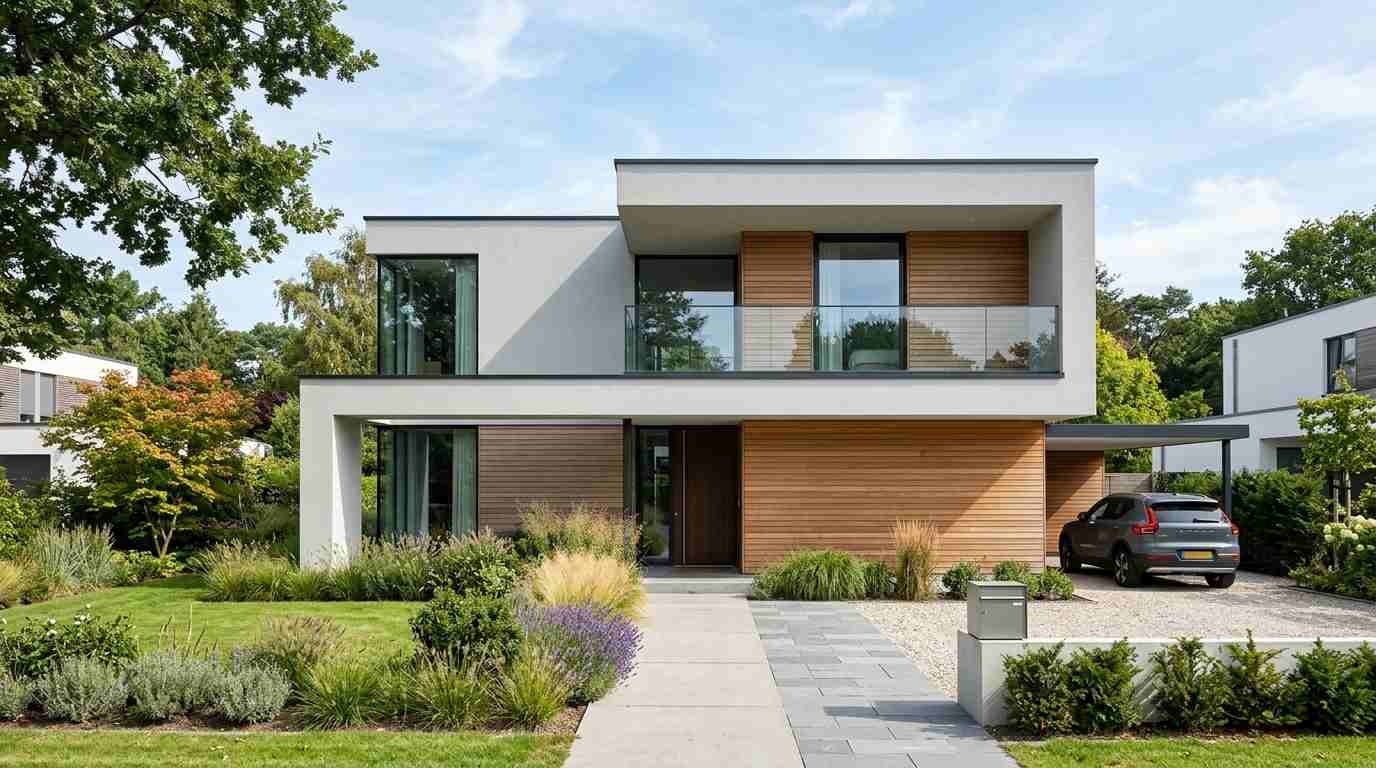 Rumah minimalis modern dua lantai di Bekasi
