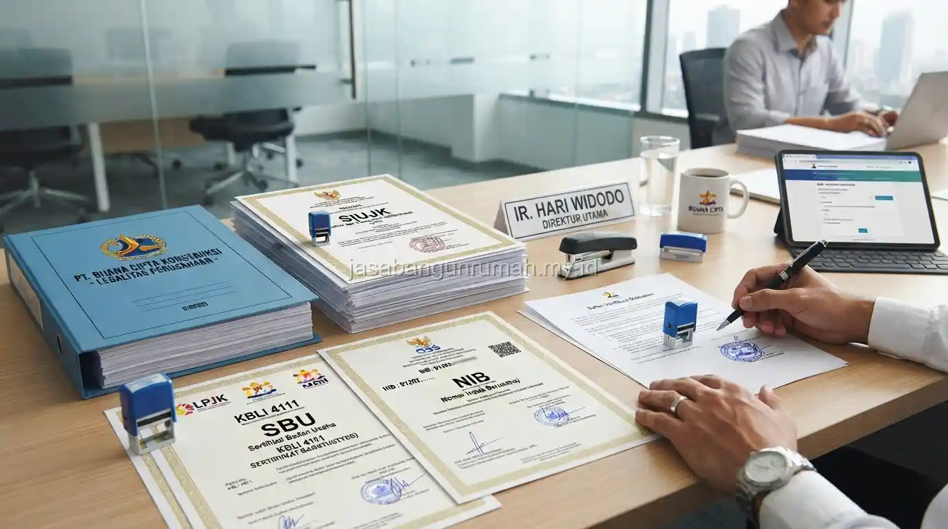 Proses verifikasi legalitas perusahaan kontraktor sebelum kontrak